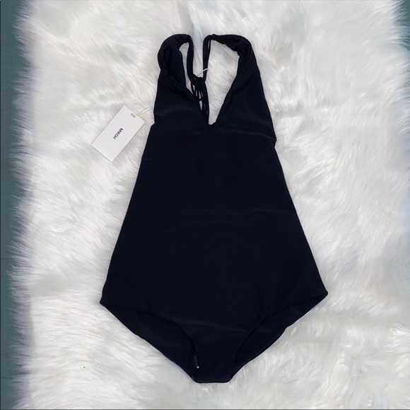 Mikoh Ipanema One Piece Swimsuit Black Sz Small - Picture 3 of 11